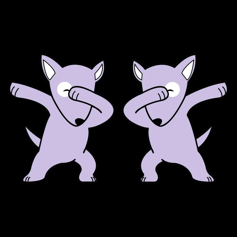 dabbing pour chien