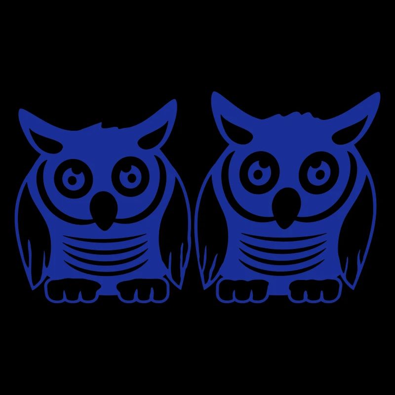 2 Eulen Team Vogel Freunde zwei Schleiereulen Crew