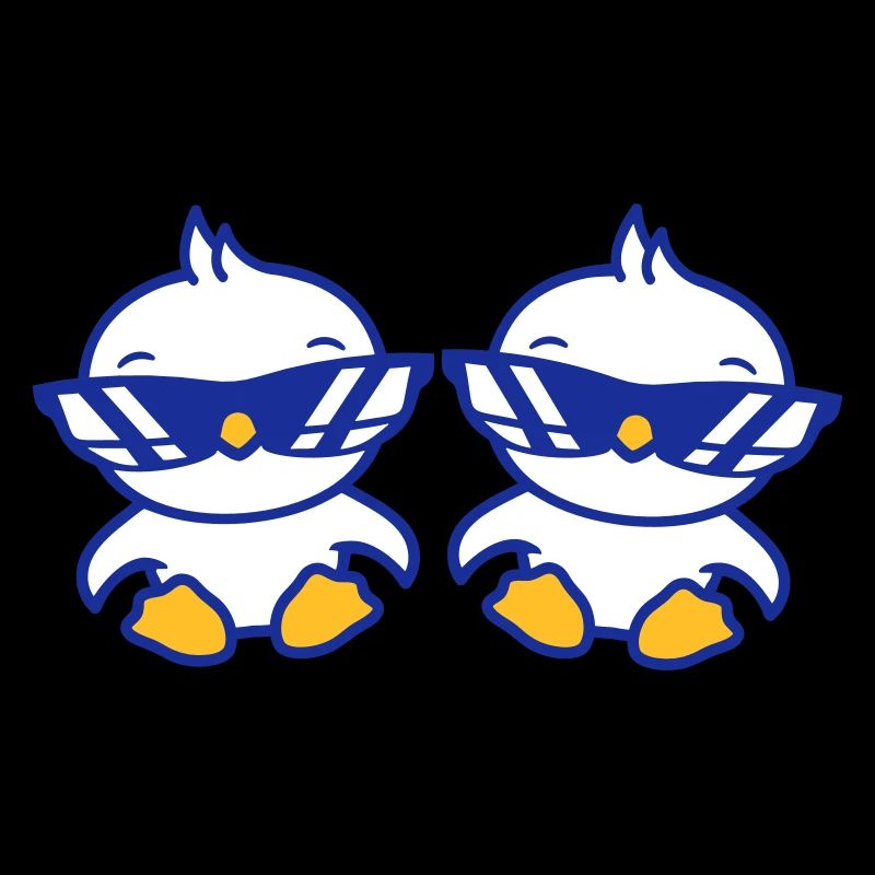Two Chicks Party Crew Chicks Birds 2 Friends Team