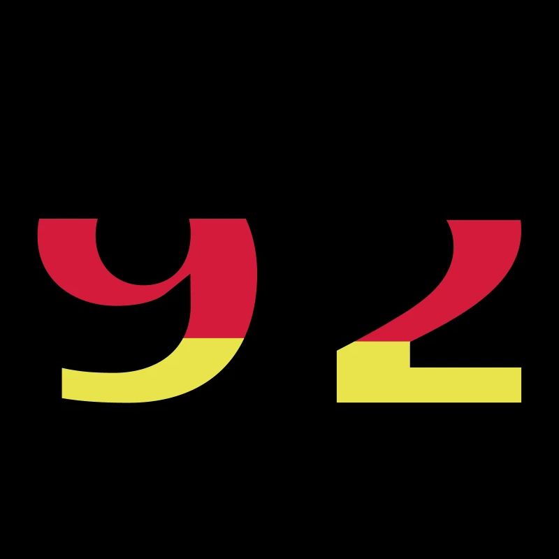 92 Numéro Allemagne Jersey