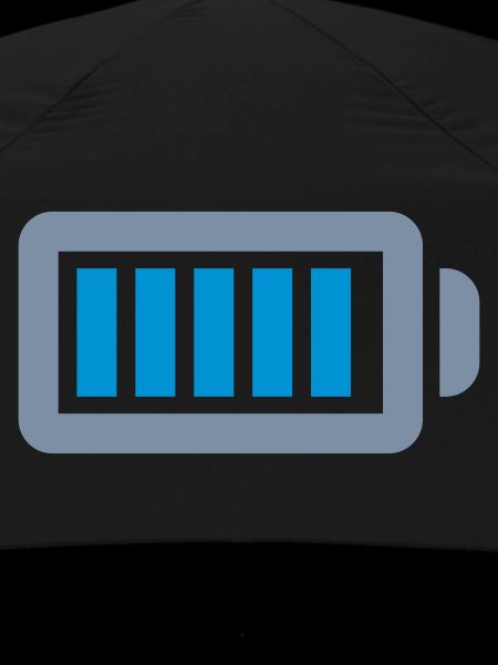 Energy battery fully charged