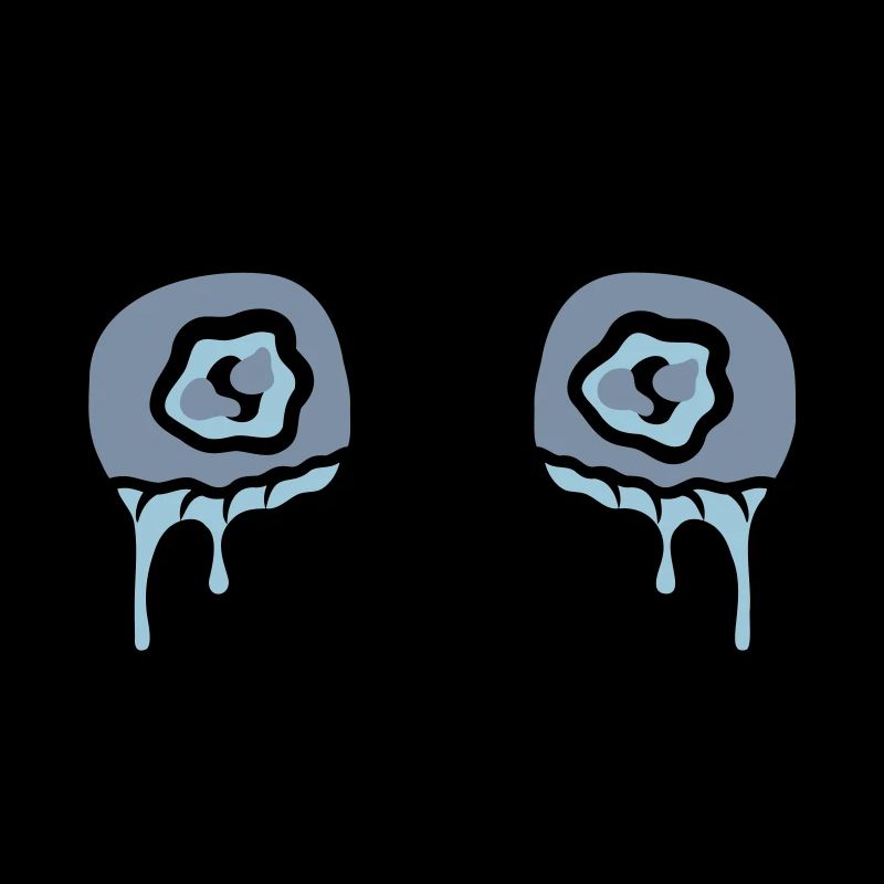 Comic Eyes Tears Sad