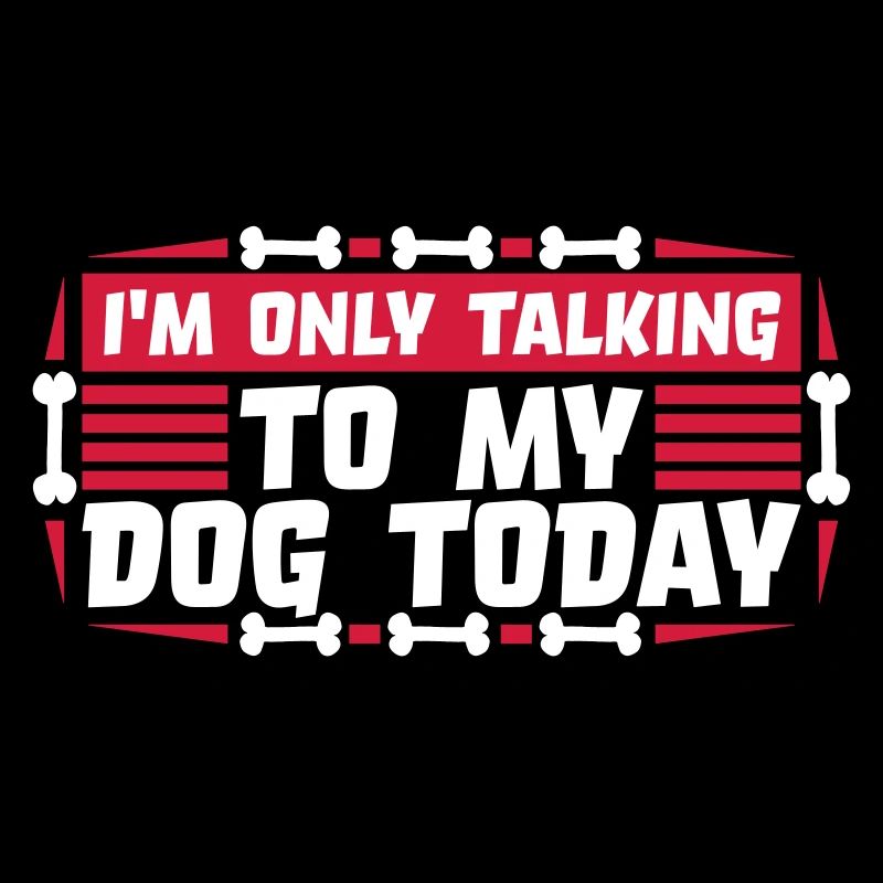 only talking to dog