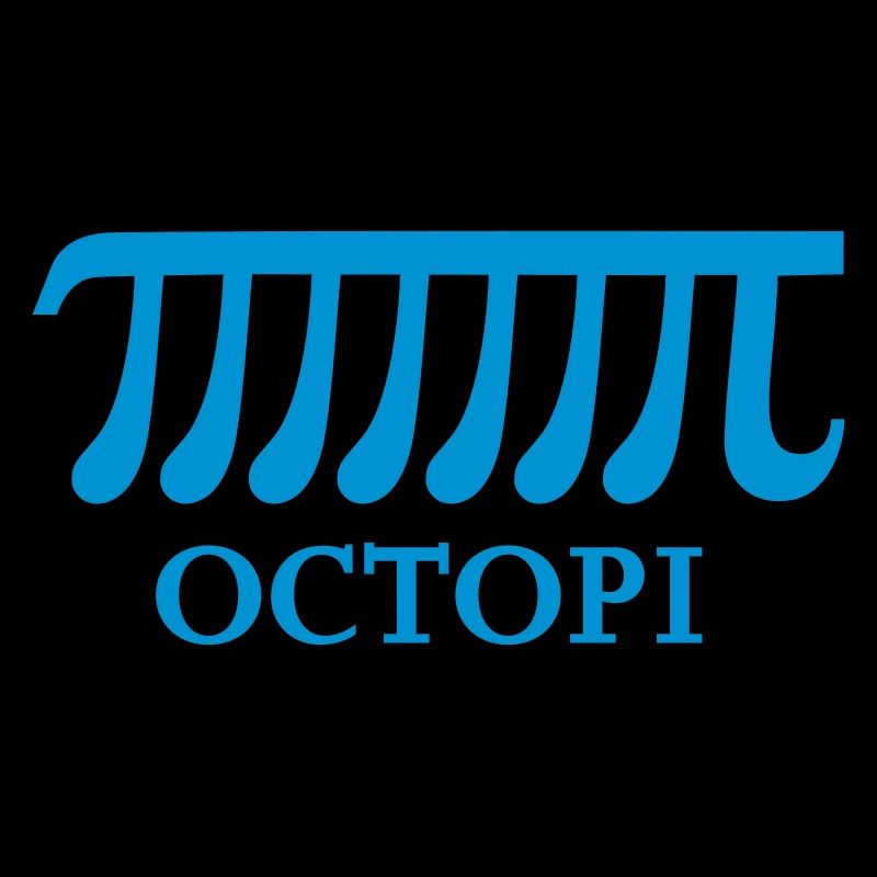 Math Pi Octopi Joke Nerdy Geek Mathematics Science