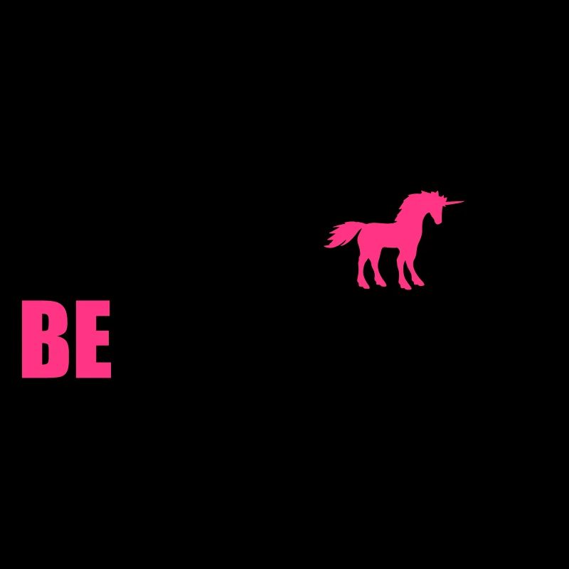 reihe be different unicorn pferde muster design ei