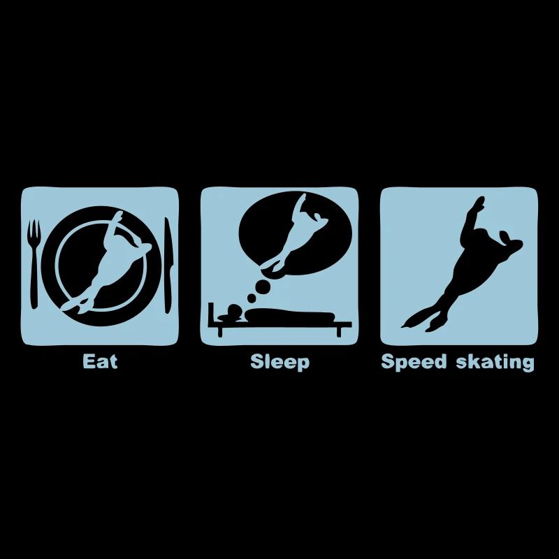 speed skating eat sleep play