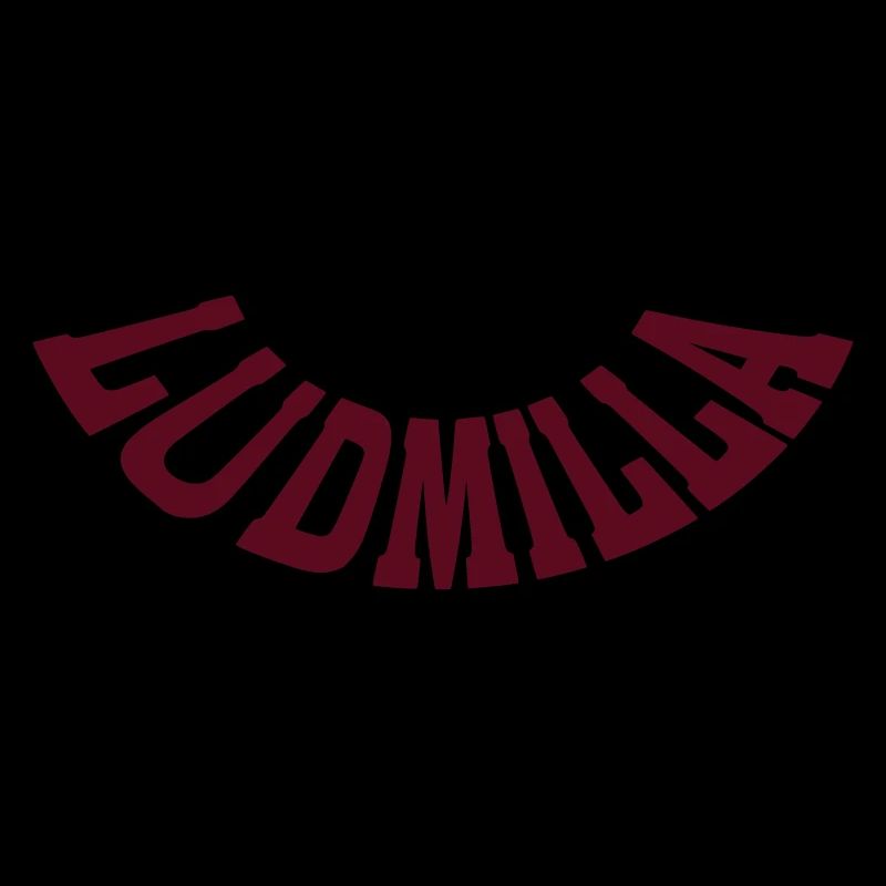 Lettrage Ludmilla rond