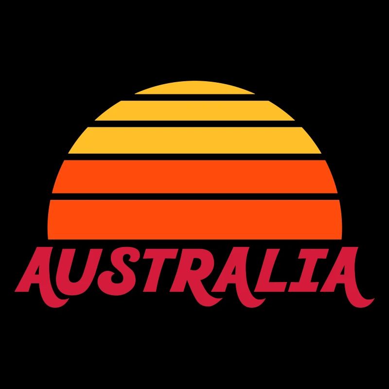 Australia (divided half sun)
