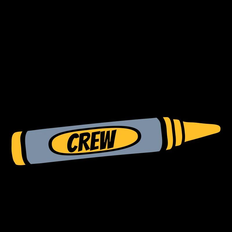 Kindergarten Crew Wax Crayon Team