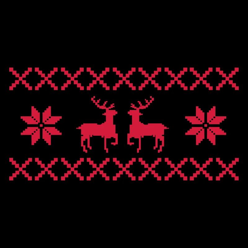Norway Pattern Deer Christmas