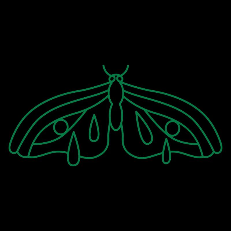 Sad crying moth