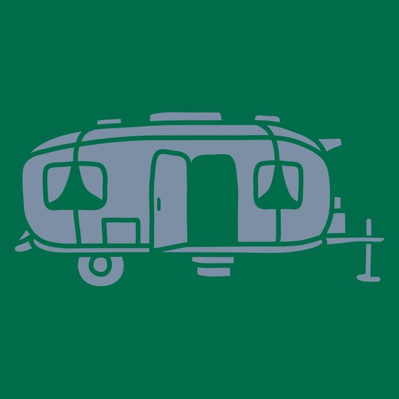Caravane Comic Design Camping