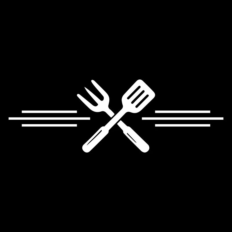 Grill Couverts Grillades Icône de grillade
