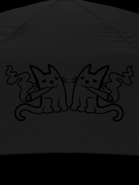 Équipe 2 chats fumeurs