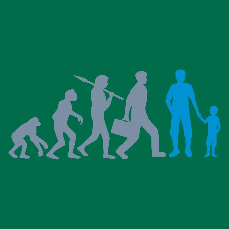 Young Papa Evolution Child