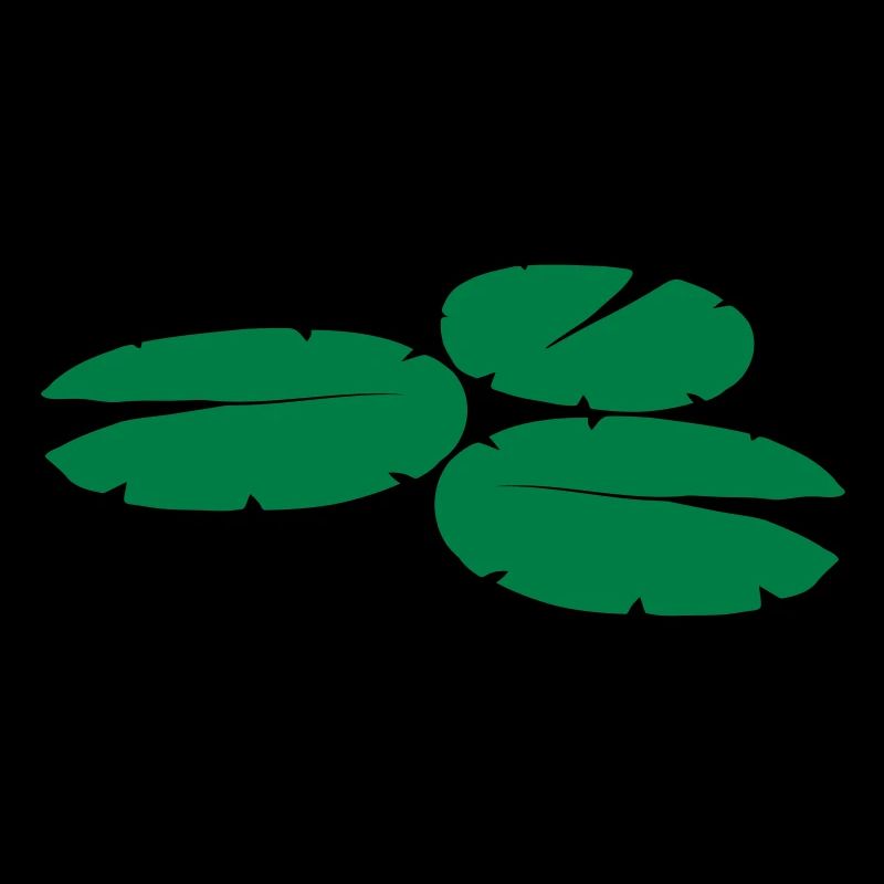 3 feuilles de nénuphar