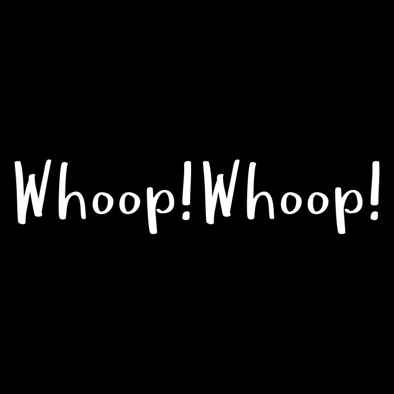 Whoop! Whoop! Text als Logo einfach