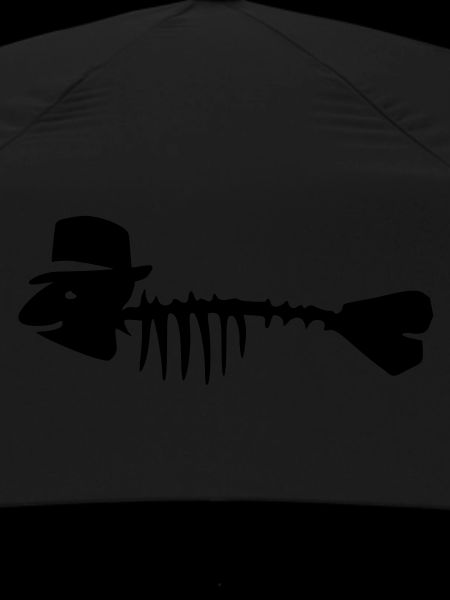 Fishbone with hat