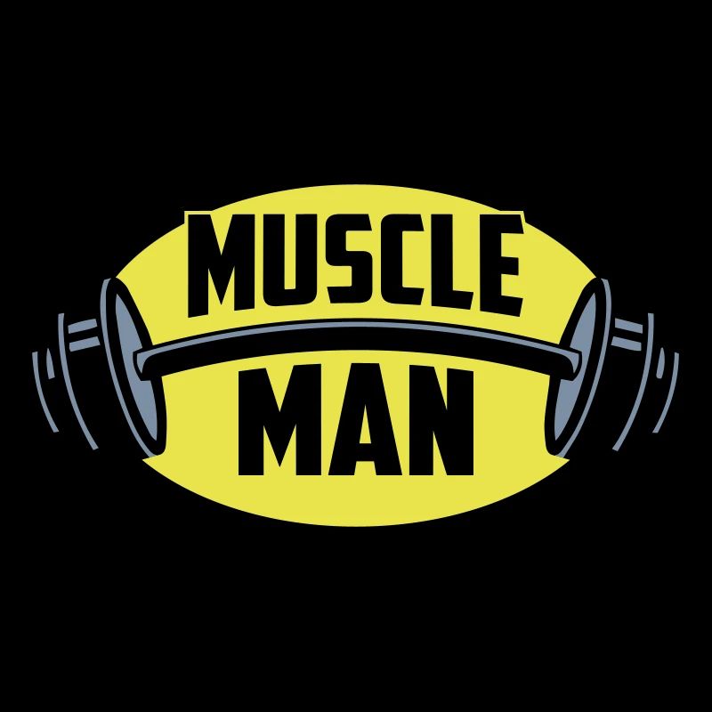 Farben änderbar | Muscle Man Logo