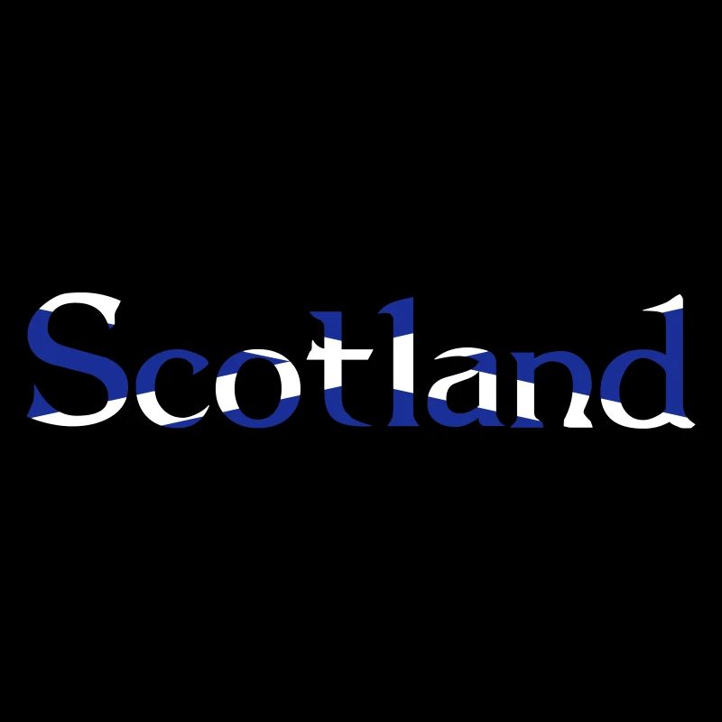 Schottland - Flaggenfarben