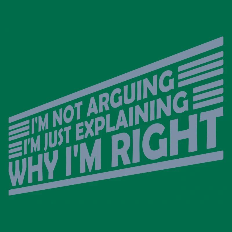 I m not arguing