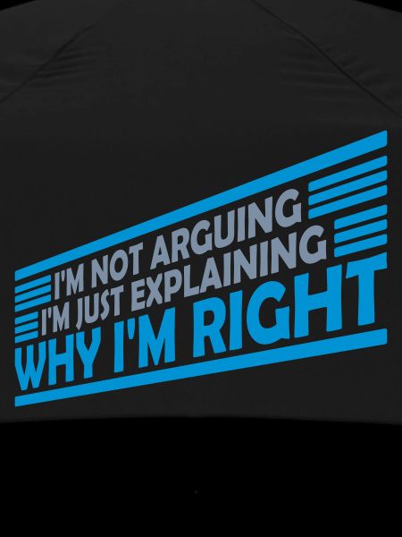 I m not arguing