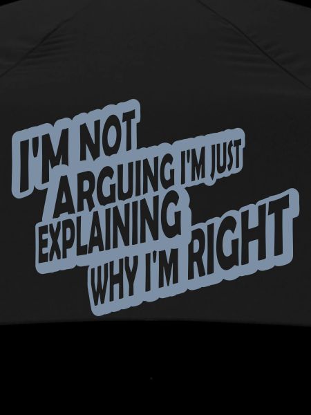 I m not arguing