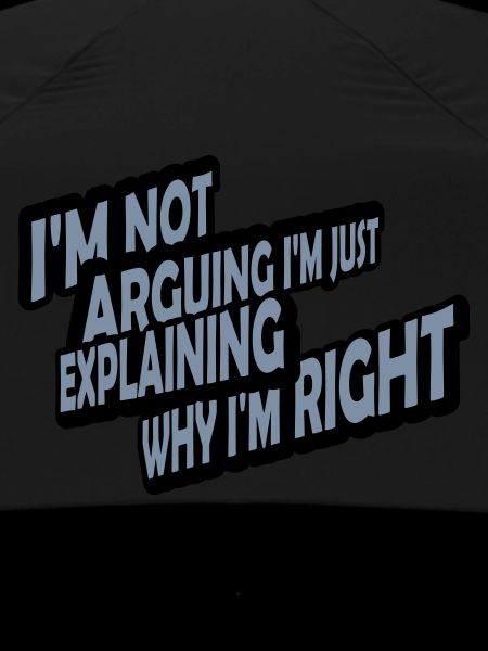 I m not arguing