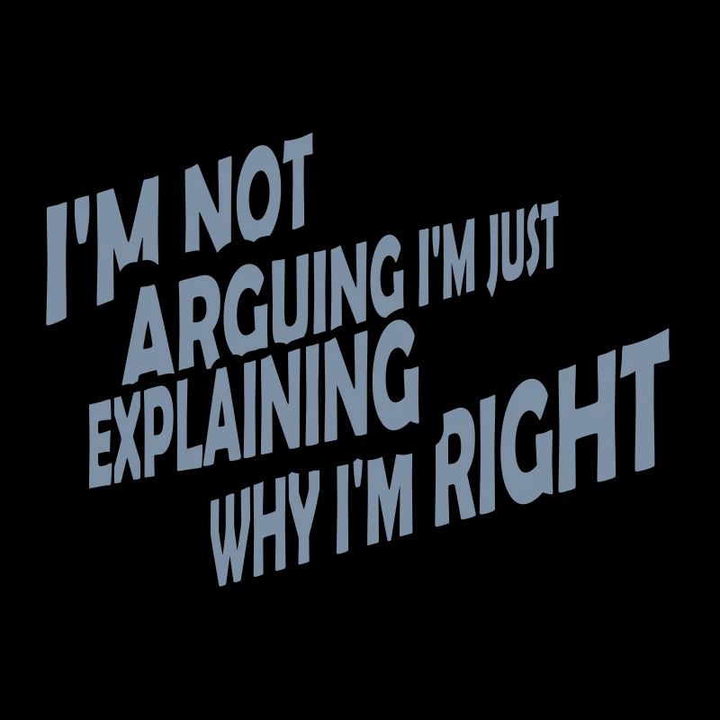 I m not arguing