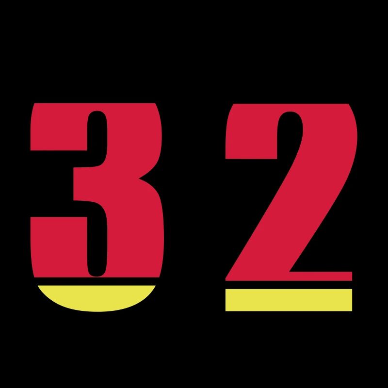 32 Numéro Allemagne Jersey