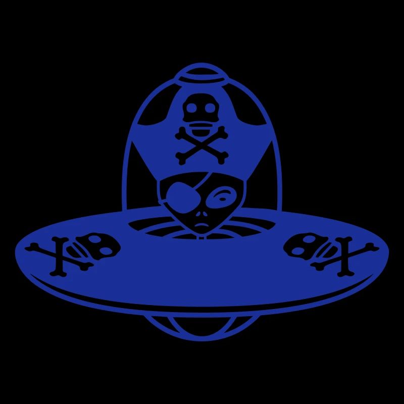 Alien Pirate Ufo Captain Cap Funny Alien