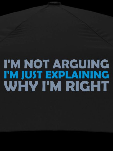 I m not arguing