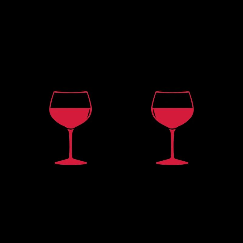Verre à vin rouge symbole de vin