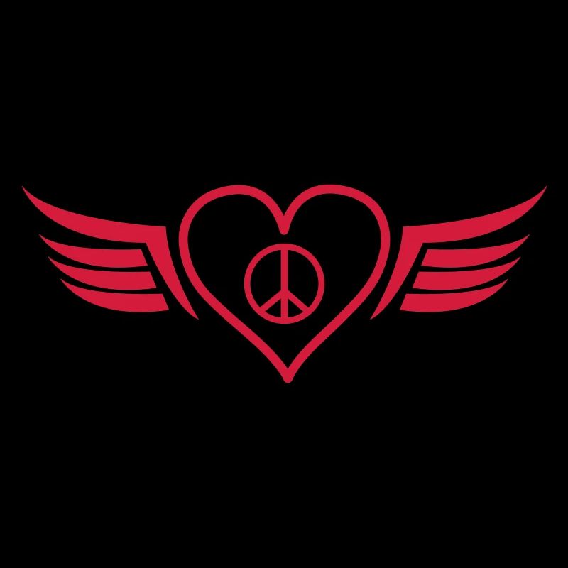 Heart Wings Peace