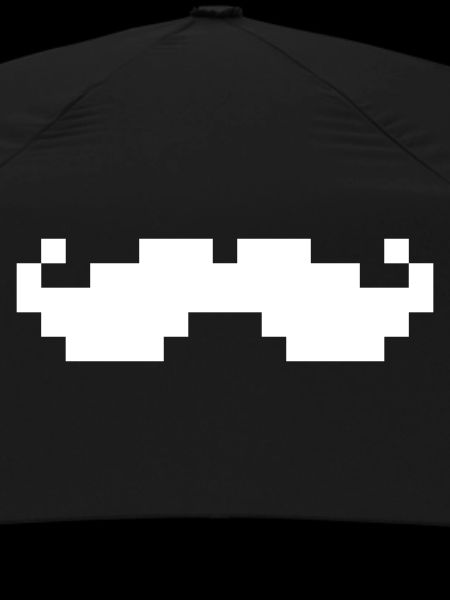8bit pixel moustache