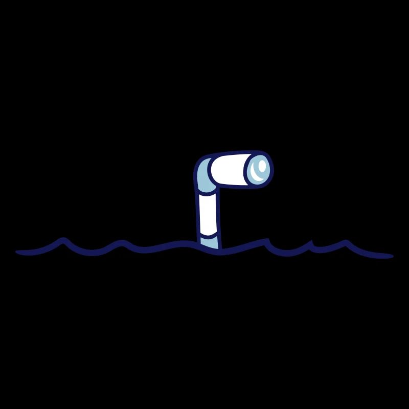 sous-marin eau surface périscope observation plongées