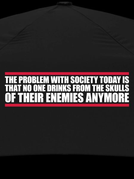 drinks from enemies skulls