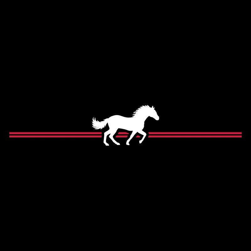 Cheval de course Stripe Line