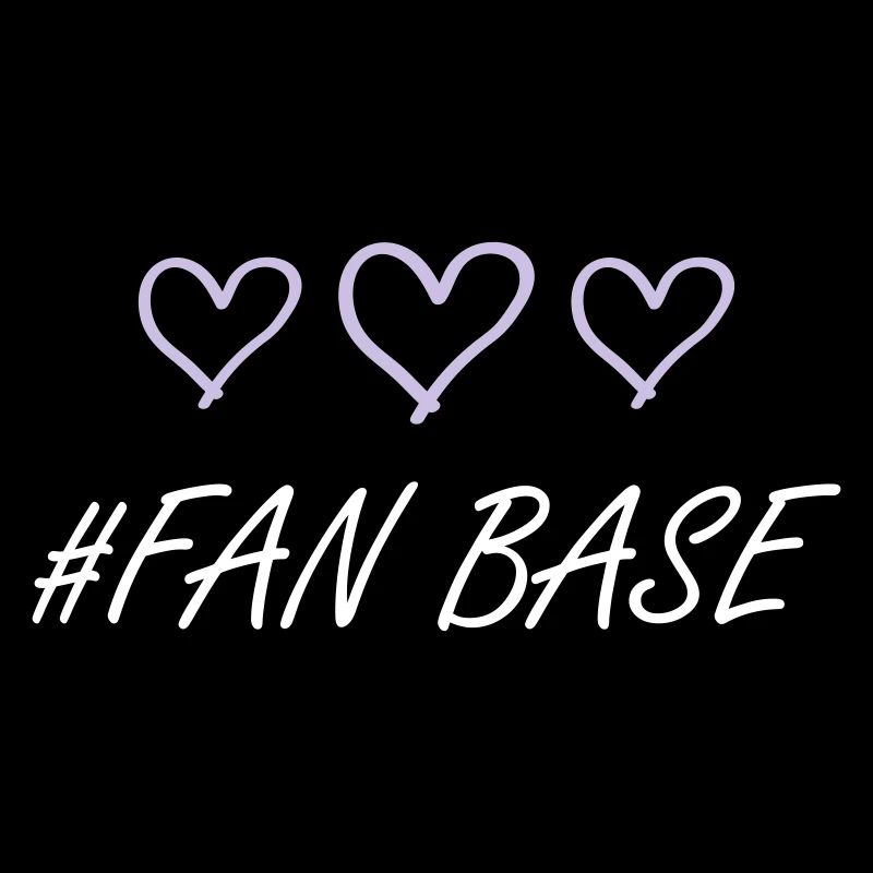 Fan Base Herz Liebe
