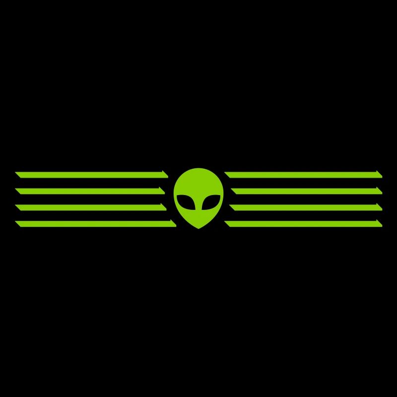Linien Striche Alien Design