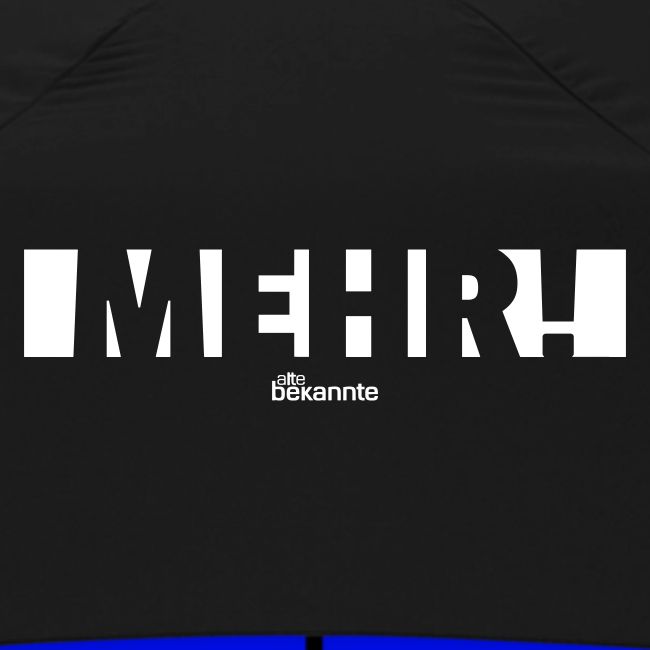"Mehr!" Alte Bekannte (für dunkle Artikel)