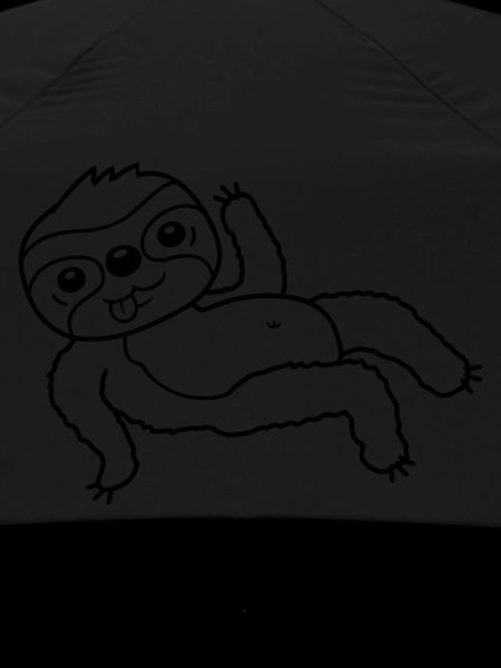Sloth chills lying waving