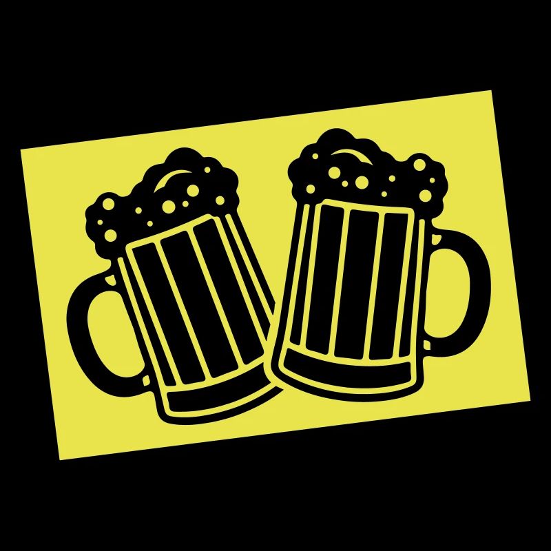 Drinking beer symbol