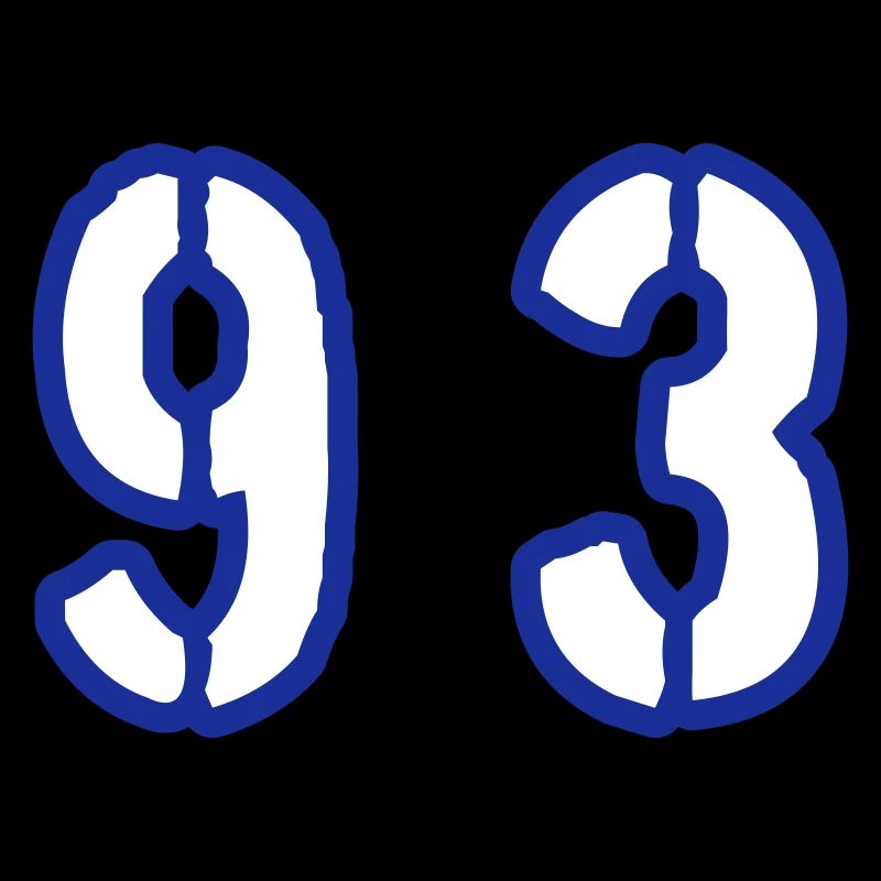 93 Number Symbol
