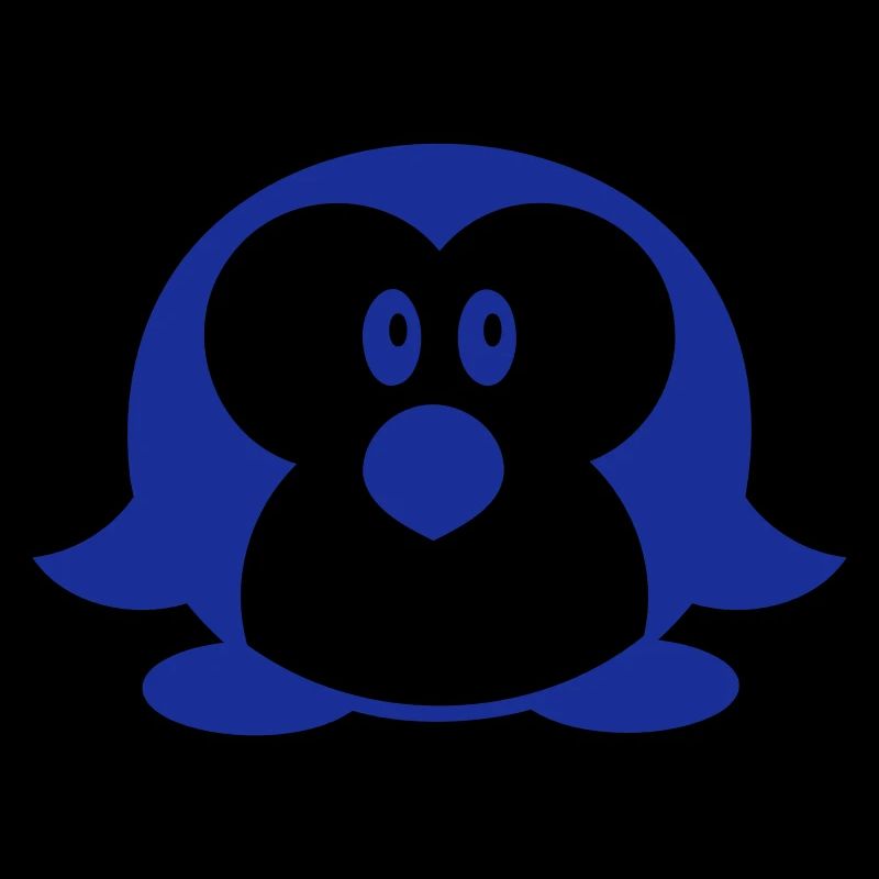 Pingouin mignon bambin enfant poussin bébé heureux