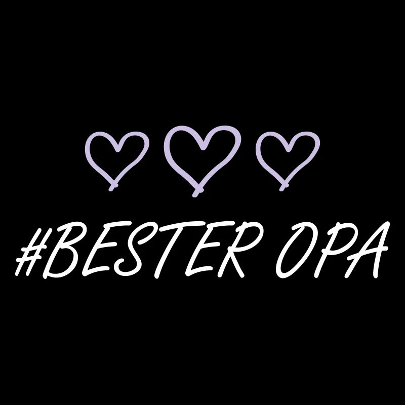 Bester Opa Herz Liebe