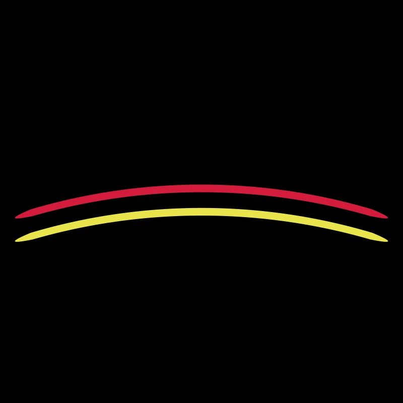 Ligne de drapeau de l'Allemagne