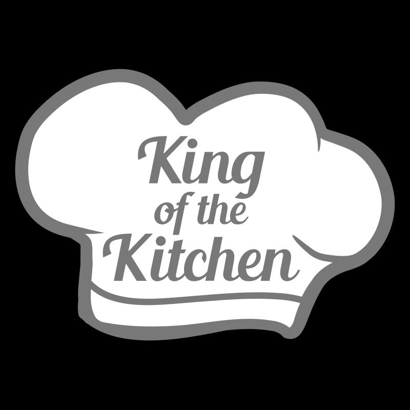 king of the kitchen king emblem chef hat hat c