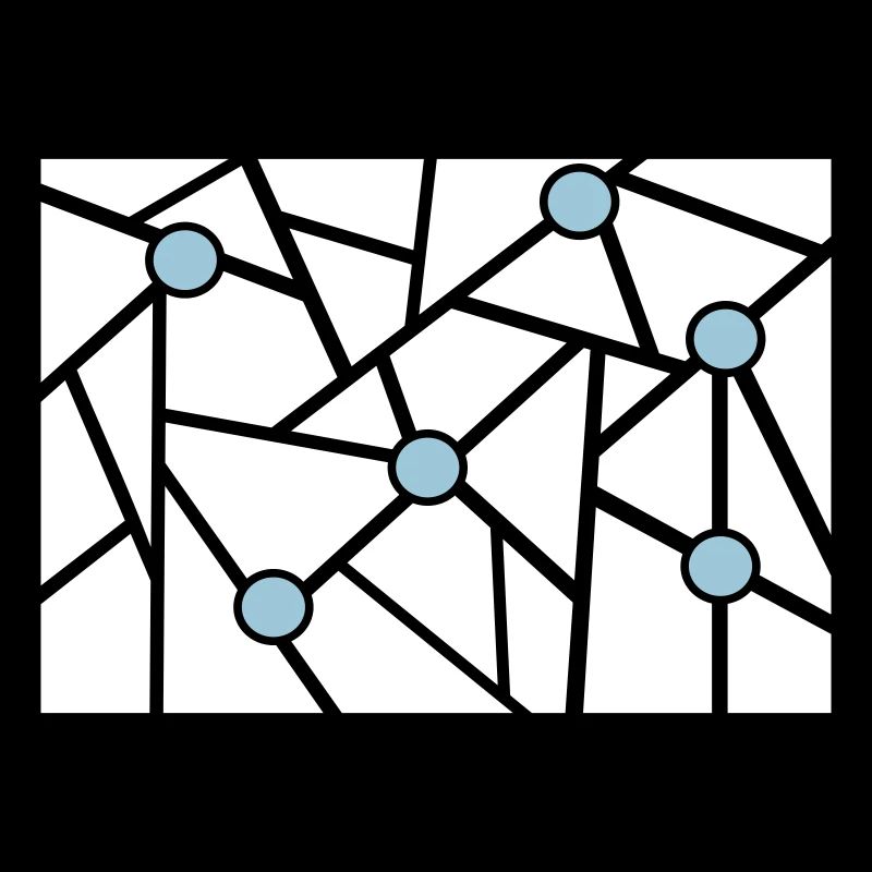 Dessin graphique avec des points