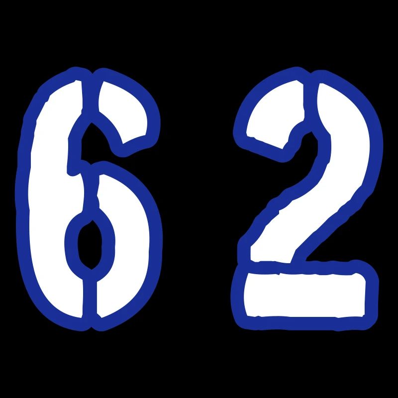 62 Symbole numérique